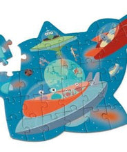 Load image into Gallery viewer, The jigsaw nearly completed but with a couple of corner pieces missing.