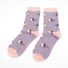 Load image into Gallery viewer, Miss Sparrow Ladies Bamboo Socks In a Box - Robins