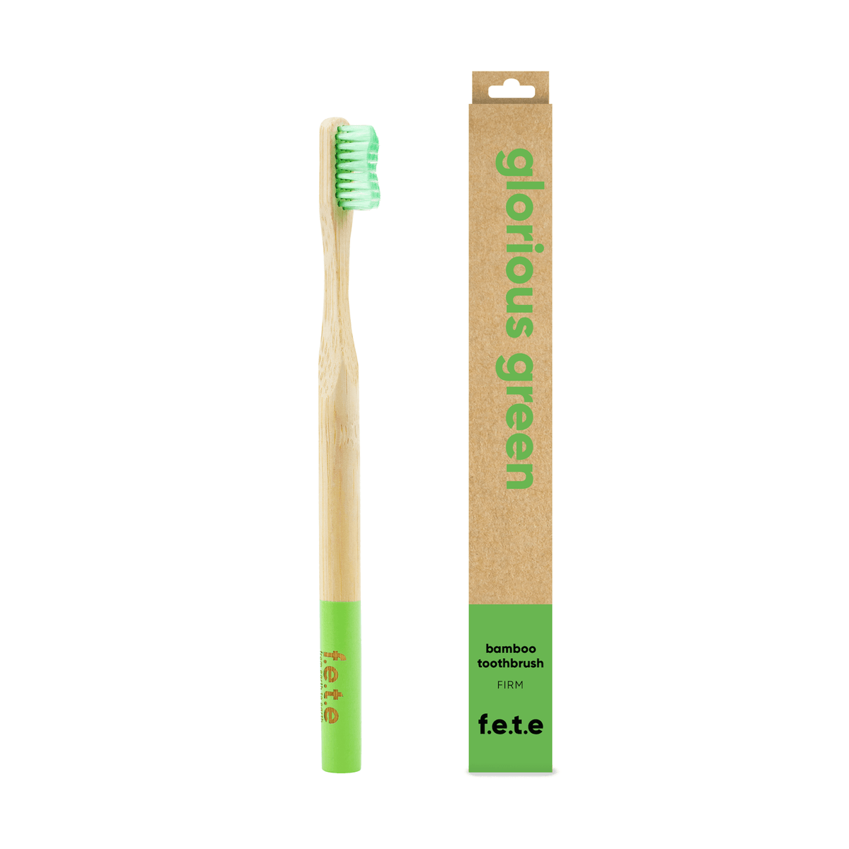 Adult Bamboo Toothbrush - Firm- Various Colours Toothbrush BambooBeautiful Glorious Green