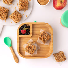 Load image into Gallery viewer, Bamboo Kids Plate with Silicone Suction Base - Baby Section Plate Kids BambooBeautiful Ltd