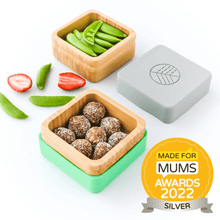 Load image into Gallery viewer, Bamboo Snack Pots Kids Beakers Eco Rascals