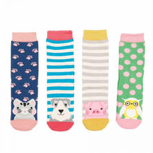 Load image into Gallery viewer, Bamboo Socks Girls Gift Box 2-3 Years Socks BambooBeautiful Ltd