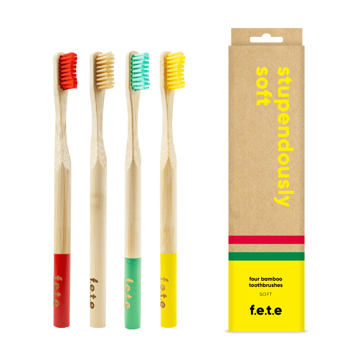 Bamboo Toothbrush Multi Pack - Soft toothbrush BambooBeautiful