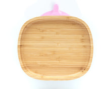 Load image into Gallery viewer, Eco-Rascals Toddler Bamboo Plate with suction base Plates BambooBeautiful Ltd