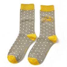 Load image into Gallery viewer, Ladies Bamboo Socks In a Box - Bikes and Spots Socks BambooBeautiful Ltd