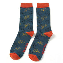 Load image into Gallery viewer, Mens Bamboo Socks In a Box - Little Bikes Socks BambooBeautiful Ltd
