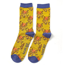 Load image into Gallery viewer, Mens Bamboo Socks In a Box - Octopus Socks BambooBeautiful Ltd
