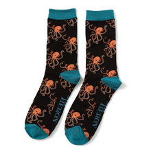 Load image into Gallery viewer, Mens Bamboo Socks In a Box - Octopus Socks BambooBeautiful Ltd