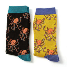 Load image into Gallery viewer, Mens Bamboo Socks In a Box - Octopus Socks BambooBeautiful Ltd
