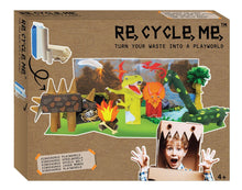 Load image into Gallery viewer, ReCycleMe - Dinosaur Playworld Craft Kit Arts & Crafts BambooBeautiful Ltd