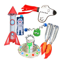Load image into Gallery viewer, ReCycleMe -Space World Craft Kit Arts & Crafts BambooBeautiful Ltd
