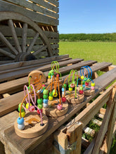 Load image into Gallery viewer, Wooden Mini Bead Coaster Toys & Games BambooBeautiful