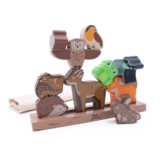 Woodland Wooden Balance Game Toys & Games BambooBeautiful