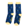 Mr Heron Bamboo Socks Box - Golf