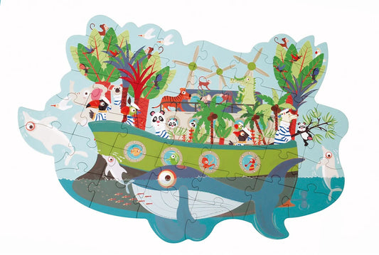 Children's Contour Jigsaw Puzzle The Ark - 40 Pieces