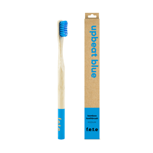 Adult Bamboo Toothbrush - Medium - Various Colours Toothbrush BambooBeautiful Blue 