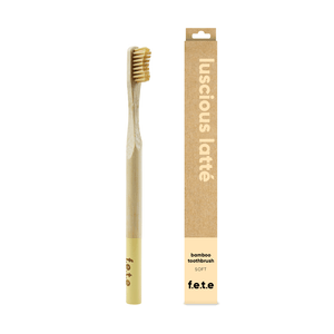 Adult Bamboo Toothbrush - Soft - Various Colours Toothbrush BambooBeautiful Beige 