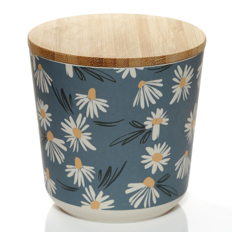 Bamboo Kitchen Storage Canisters - 3 Sizes - Daisy Lane Storage Jar BambooBeautiful Ltd small 
