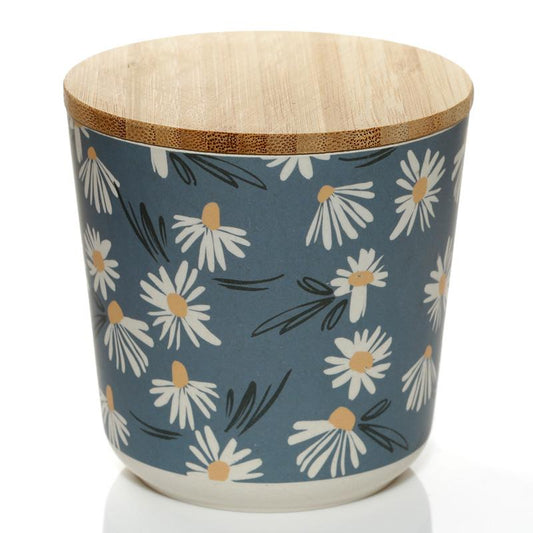 Bamboo Kitchen Storage Canisters - 3 Sizes - Daisy Lane Storage Jar BambooBeautiful Ltd small 