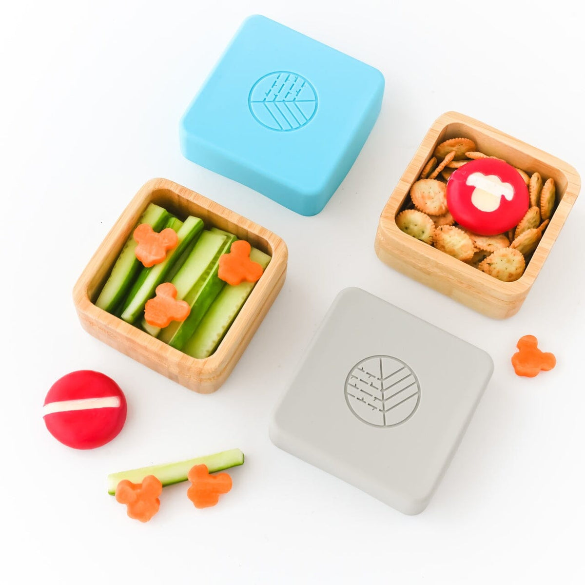 Bamboo Snack Pots Kids Beakers Eco Rascals 