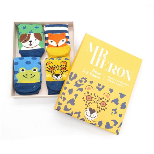 Bamboo Socks Boys Gift Box 2-3 Years Socks BambooBeautiful Ltd 
