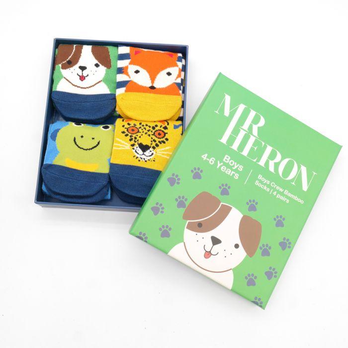 Bamboo Socks Boys Gift Box 4-6 Years Socks BambooBeautiful Ltd 