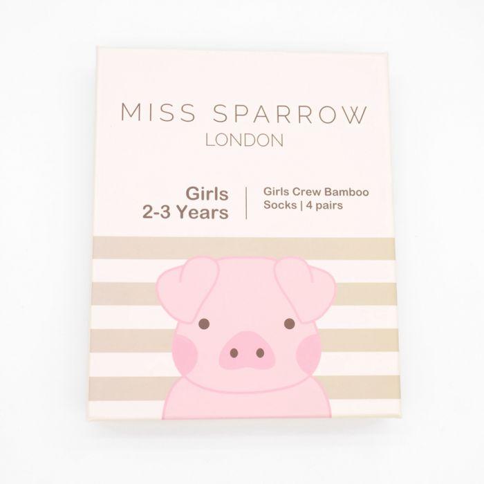 Bamboo Socks Girls Gift Box 2-3 Years Socks BambooBeautiful Ltd 