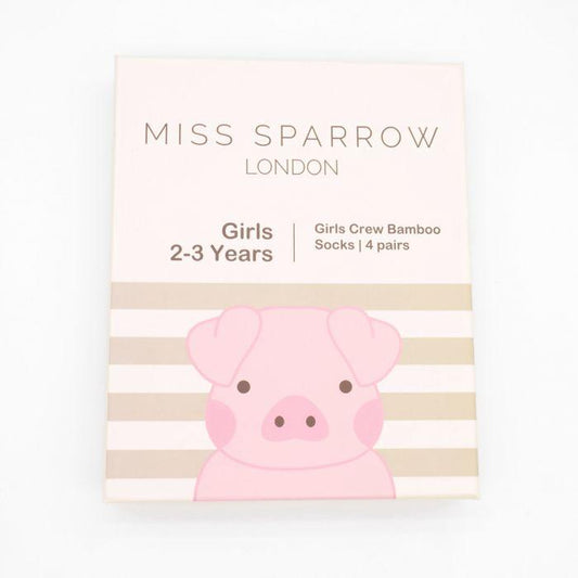 Bamboo Socks Girls Gift Box 2-3 Years Socks BambooBeautiful Ltd 