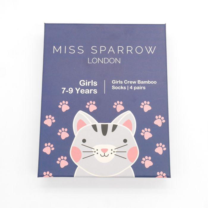 Bamboo Socks Girls Gift Box 7-9 Years Socks BambooBeautiful Ltd 