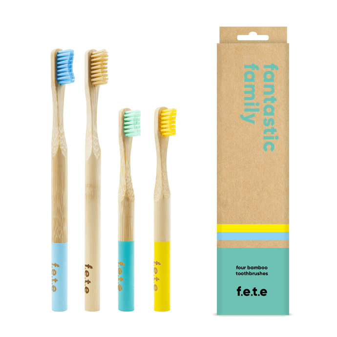 Bamboo Toothbrush Family Multi Pack toothbrush BambooBeautiful 