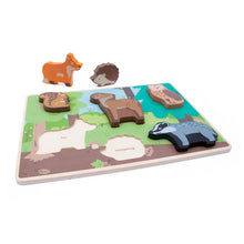 Load image into Gallery viewer, Chunky Wooden Puzzle Toys &amp; Games BambooBeautiful 
