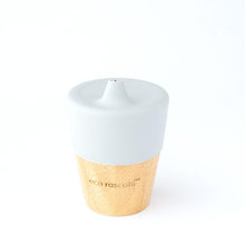 Load image into Gallery viewer, Eco-Rascals Bamboo Cup with Sippy Feeder Sippy Cups BambooBeautiful Ltd Grey 