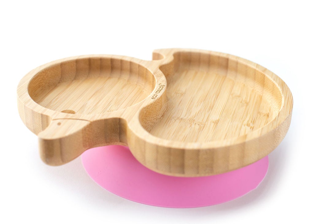 Eco-Rascals Duck Bamboo Plate with suction base Plates BambooBeautiful Ltd 
