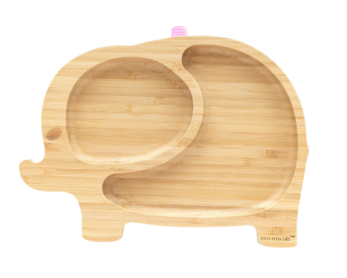 Eco-Rascals Elephant Bamboo Plate Plates BambooBeautiful Ltd 