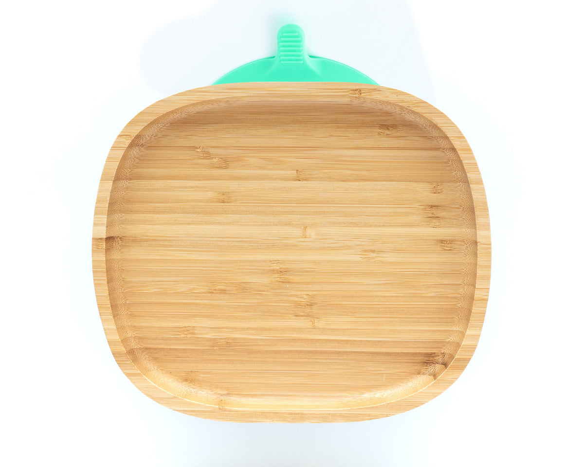 Eco-Rascals Toddler Bamboo Plate with suction base Plates BambooBeautiful Ltd 