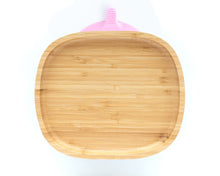 Load image into Gallery viewer, Eco-Rascals Toddler Bamboo Plate with suction base Plates BambooBeautiful Ltd 