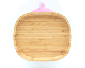 Eco-Rascals Toddler Bamboo Plate with suction base Plates BambooBeautiful Ltd 