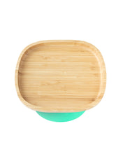 Load image into Gallery viewer, Eco-Rascals Toddler Bamboo Plate with suction base Plates BambooBeautiful Ltd Green 