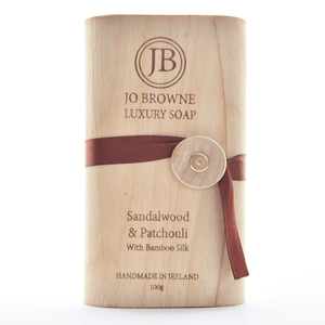 Jo Browne Luxury Soap with Bamboo Silk BambooBeautiful Ltd Sandalwood & Earthy Patchoulli 