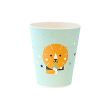 Load image into Gallery viewer, Kids Bamboo Cup - Makii - Lion Plates BambooBeautiful Ltd 