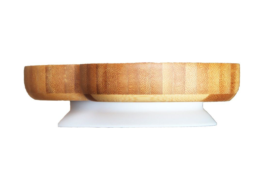 Kids Bamboo Plate - Snazzy Kid Segmented Cloud Bamboo Plate Cloud BambooBeautiful Ltd 