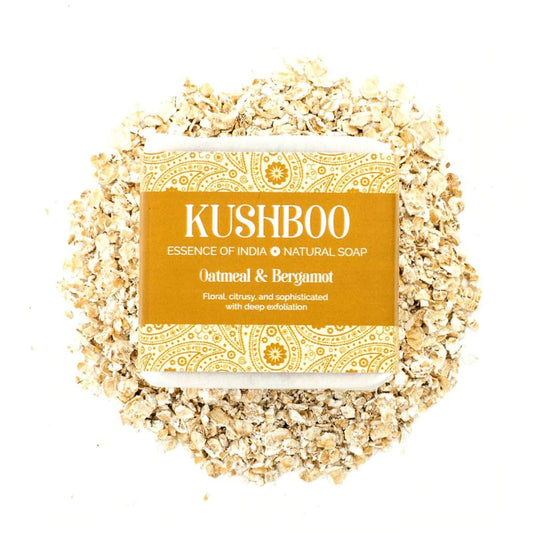 Kushboo Soap Bar - Bergamot and Oatmeal Bar Soap BambooBeautiful Ltd 