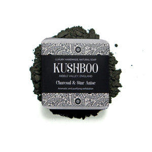 Kushboo Soap Bar - Charcoal and Star Anise Bar Soap BambooBeautiful Ltd 