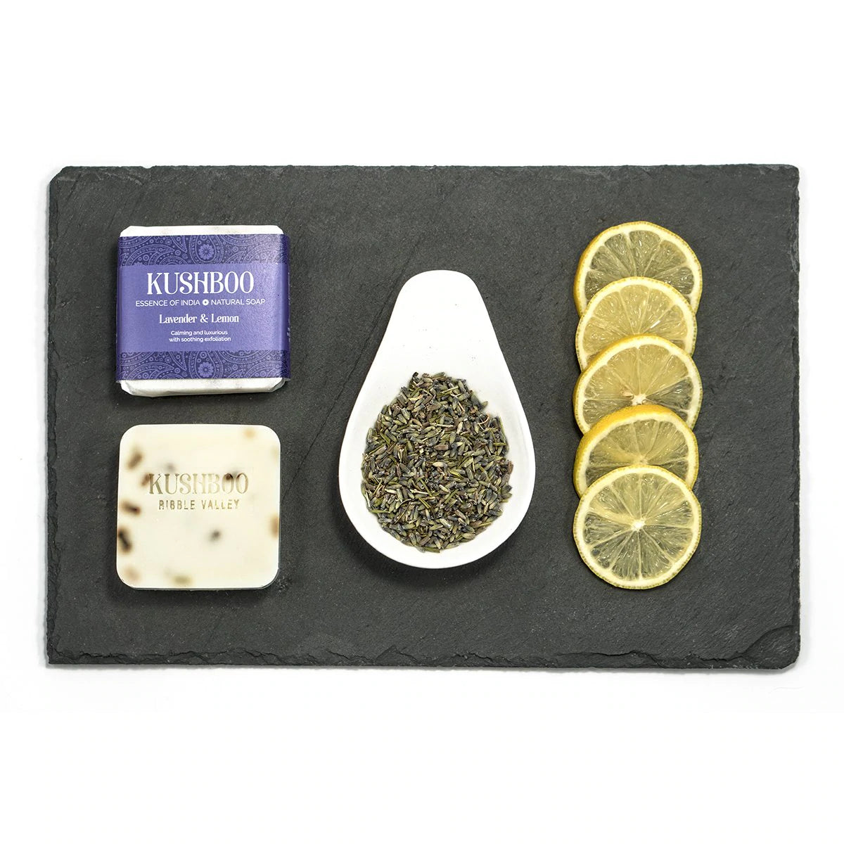 Kushboo Soap Bar - Lavender and Lemon BambooBeautiful Ltd 