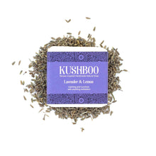 Load image into Gallery viewer, Kushboo Soap Bar - Lavender and Lemon BambooBeautiful Ltd 