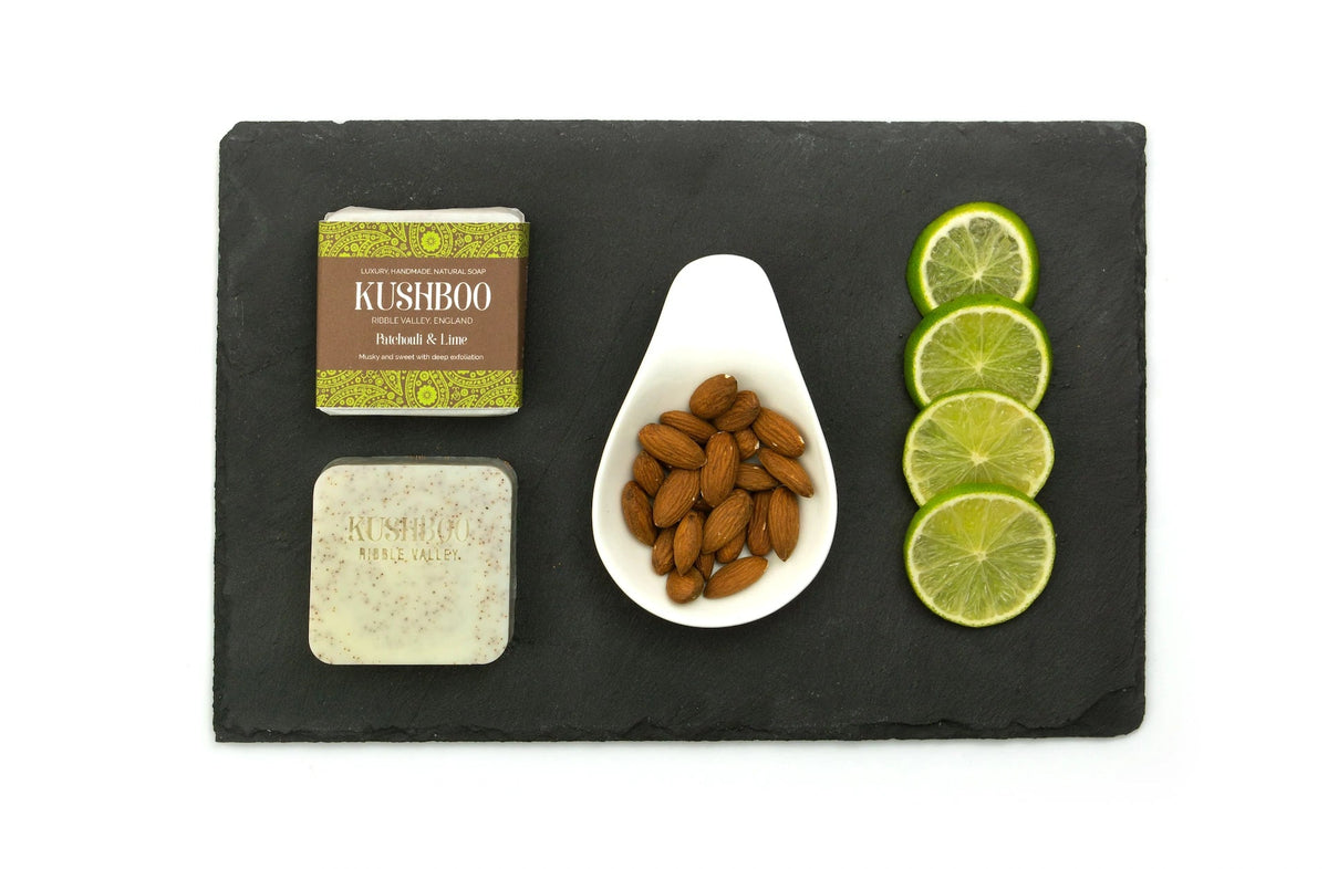 Kushboo Soap Bar - Patchouli and Lime Soap Bar Soap BambooBeautiful Ltd 