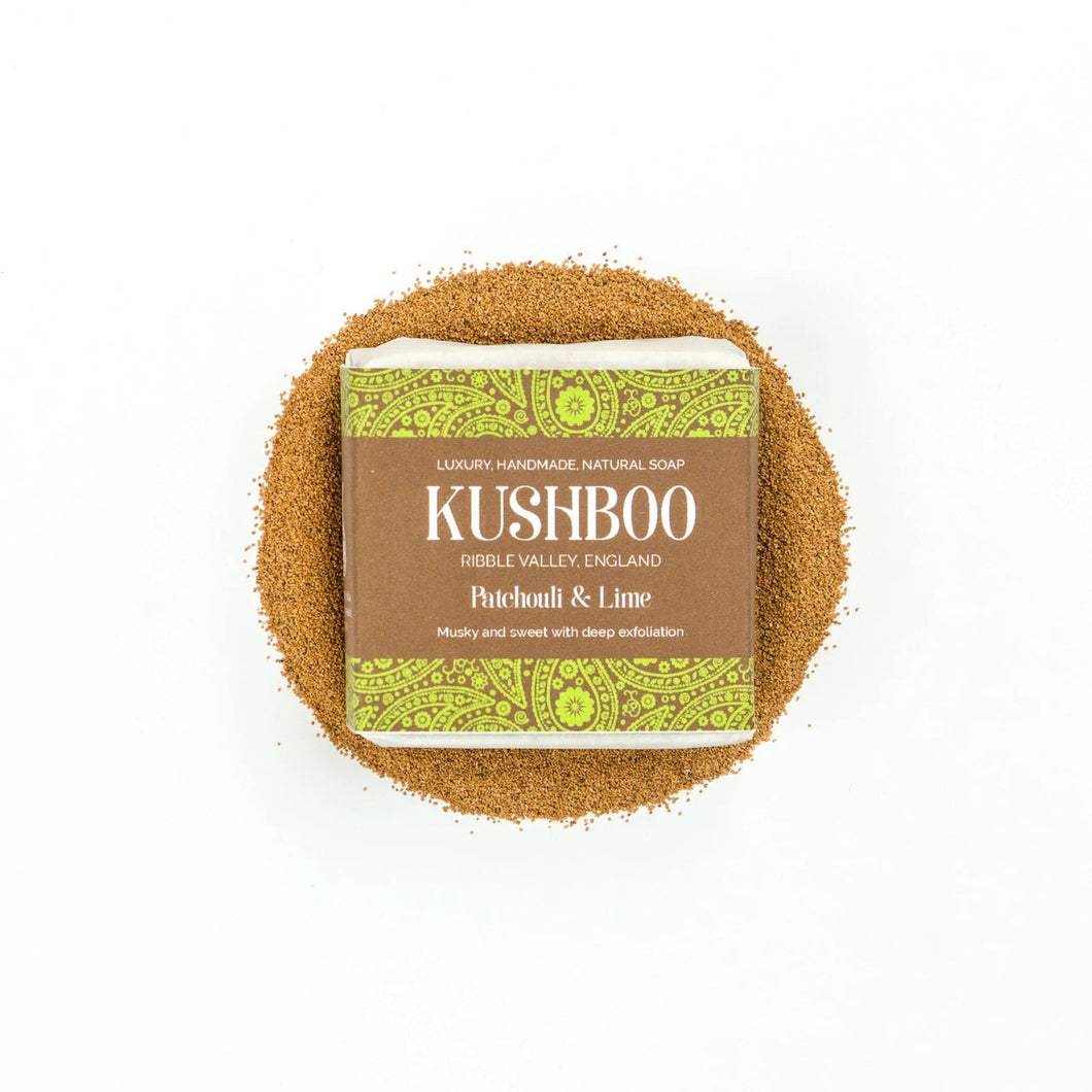 Kushboo Soap Bar - Patchouli and Lime Soap Bar Soap BambooBeautiful Ltd 
