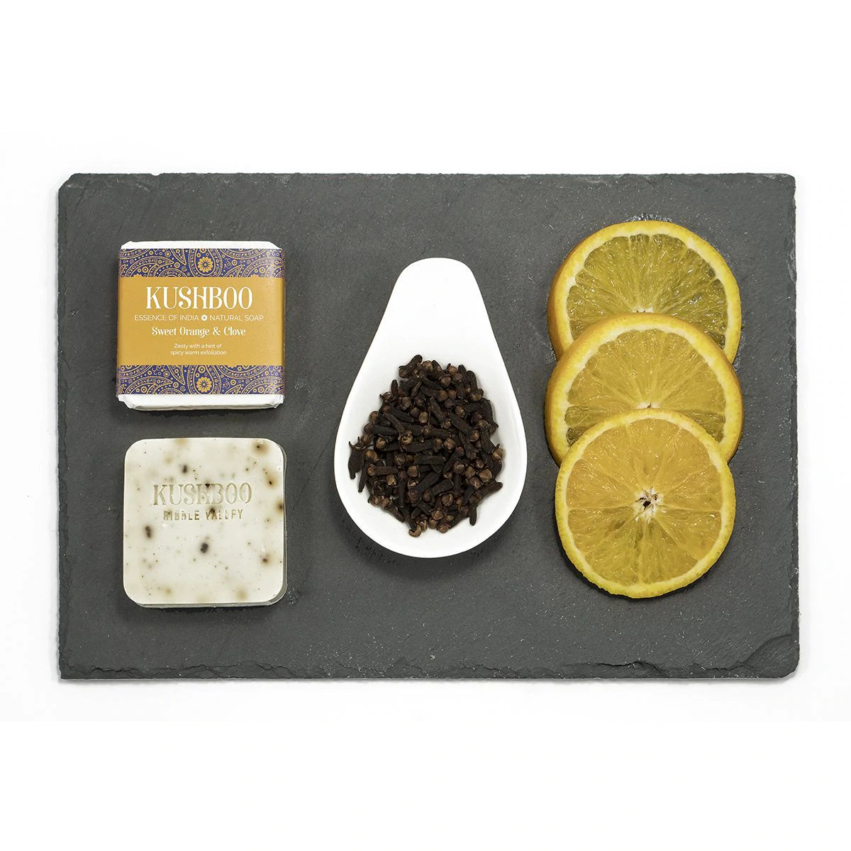 Kushboo Soap Bar - Sweet Orange and Clove Bar Soap BambooBeautiful Ltd 