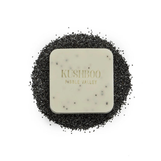 Kushboo Soap Bar - Tea Tree and Poppy Seed Bar Soap BambooBeautiful Ltd 