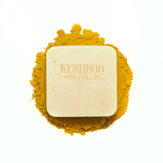 Kushboo Soap Bar - Verbana and Turmeric Bar Soap BambooBeautiful Ltd 